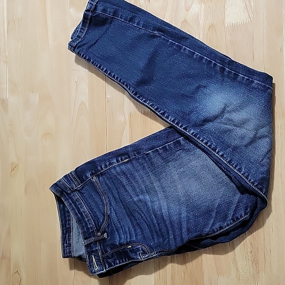 EUC Women's size 6/28R Mid-Rise Blue Jean Jeggings, Power Stretch